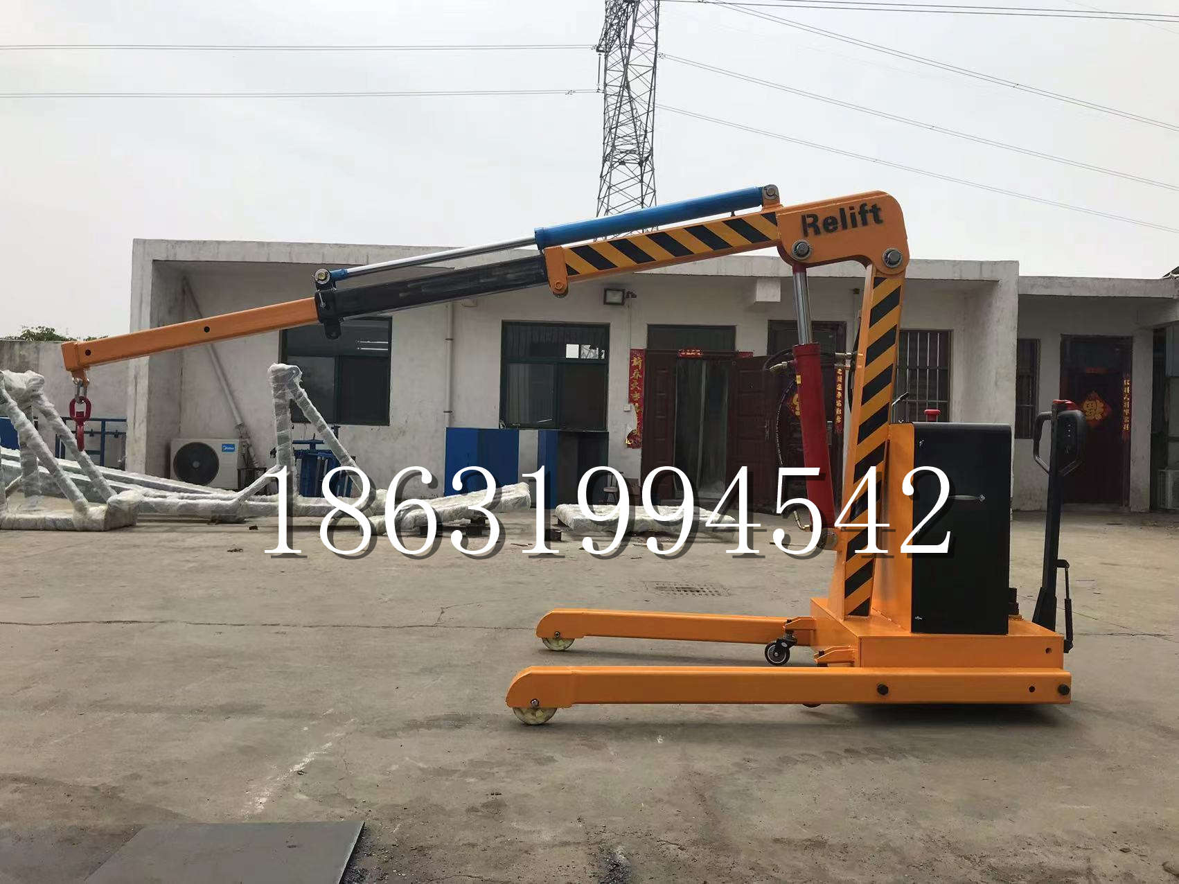 富蕴县久征定做3吨三轮随车吊 农用园林绿化移树吊 平板工程用小吊机