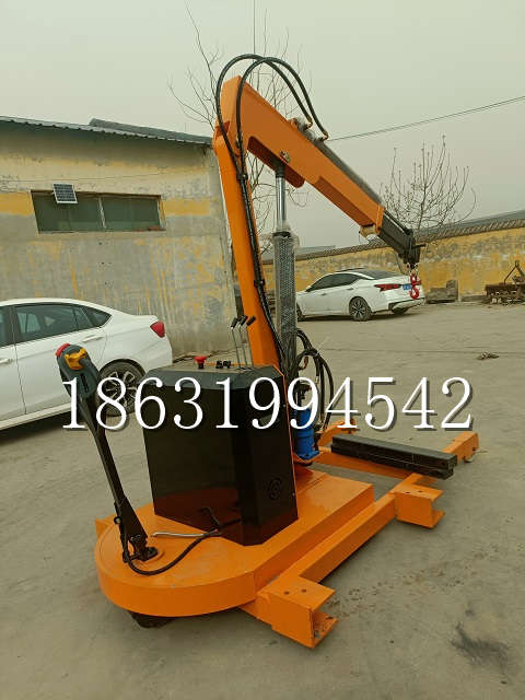 富蕴县自卸车厢随车吊 自制轮式四不像起重机 四驱平板吊 5吨 贵盛